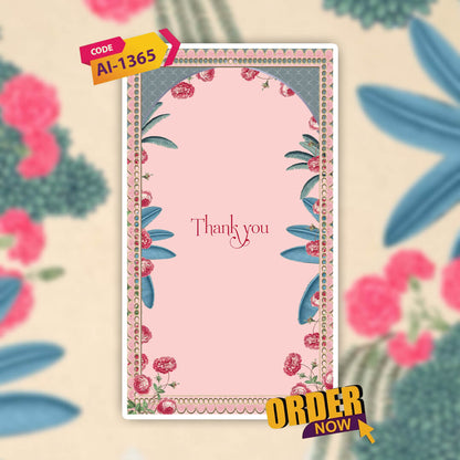 Digital Wedding Invitation Video | Custom Animated Wedding  |AI-1365