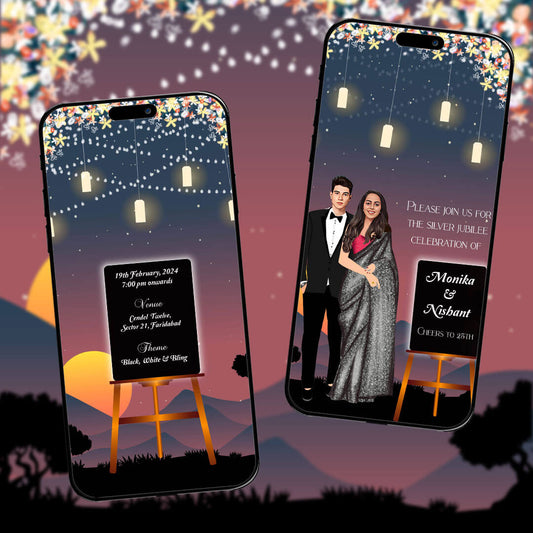 Anniversary Video Invitation | Personalized & Animated | AI-1136