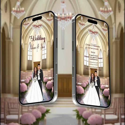 Christian Wedding Invitation Video | Faith-Based Invite| AI-1163
