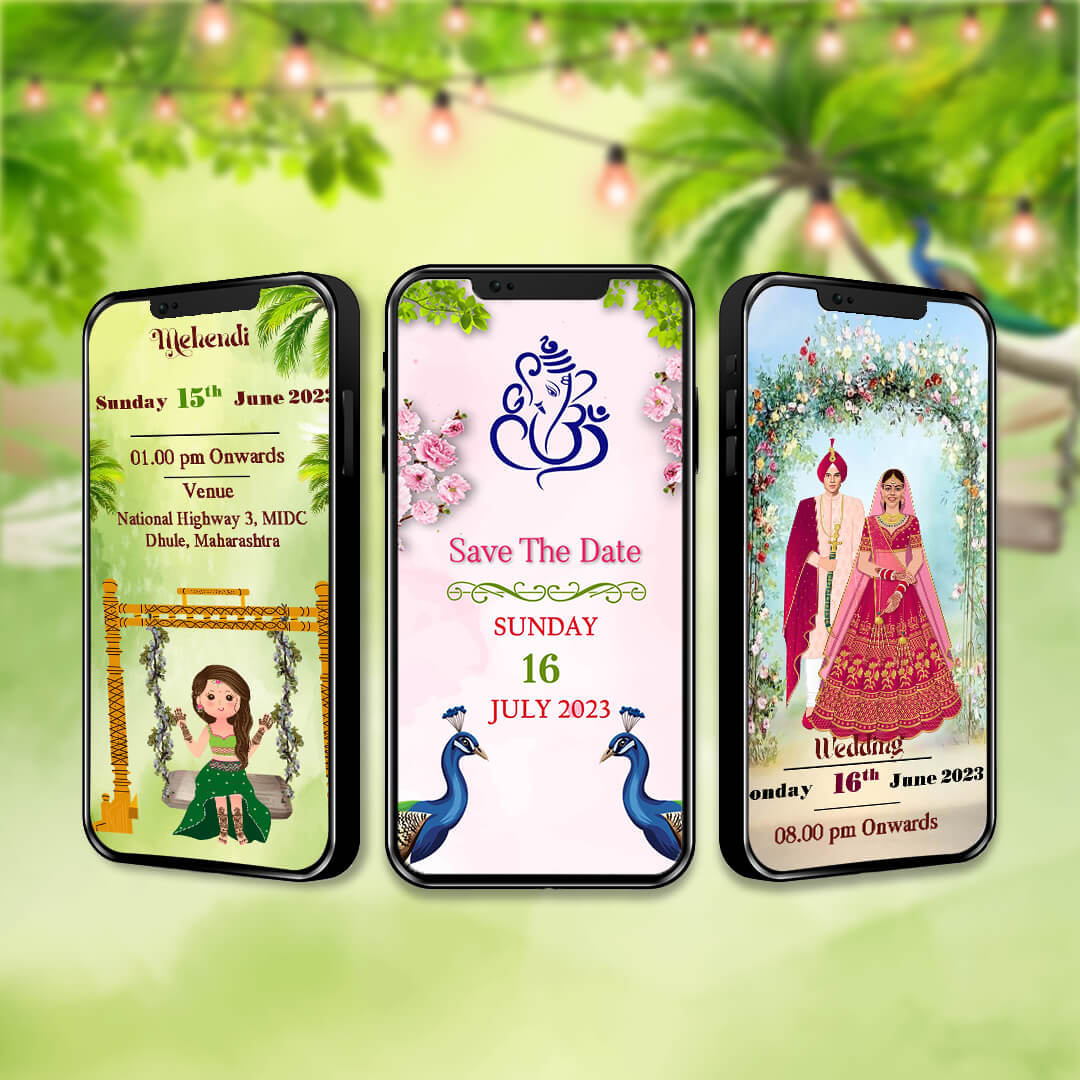 Wedding Video Invitation |  Luxurious Theme | AI-1024