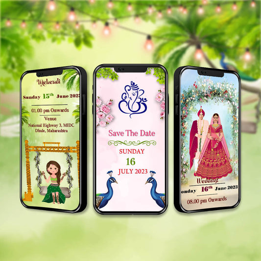 Wedding Video Invitation |  Luxurious Theme | AI-1024