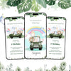 Birthday Invitation Video | Kid in Car with Green Theme | AI-1396