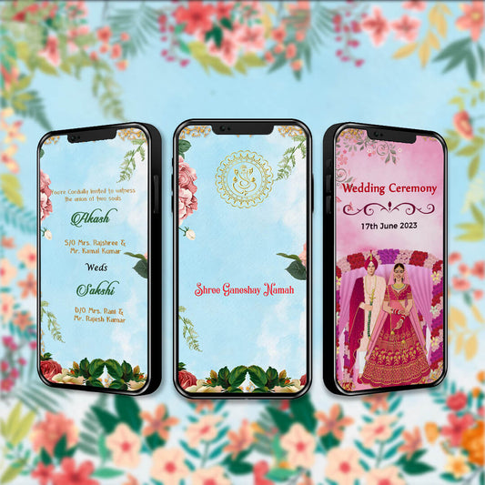 Wedding Video Invitation | Modern | AI-1029