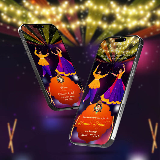 Navratri Festival Invitation Video | Garba night | AI-1297