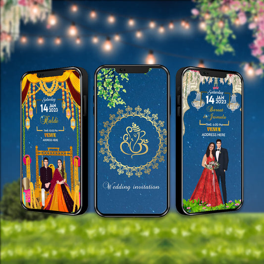 Wedding Video Invitation | Nikah, Shaadi & Reception| AI-1012
