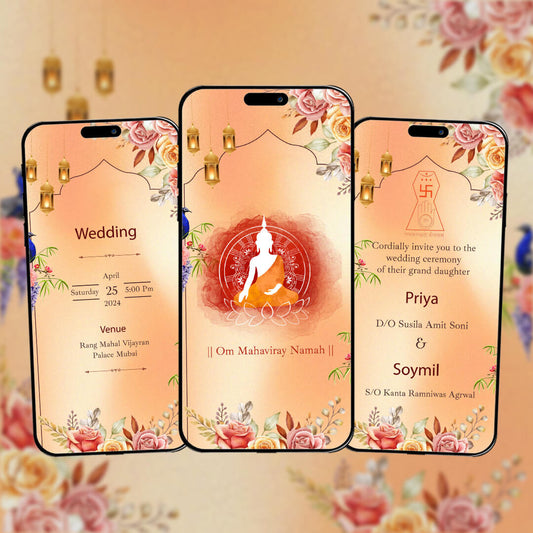 Jain Wedding Video Invitation | Exquisite Digital  | AI-1218