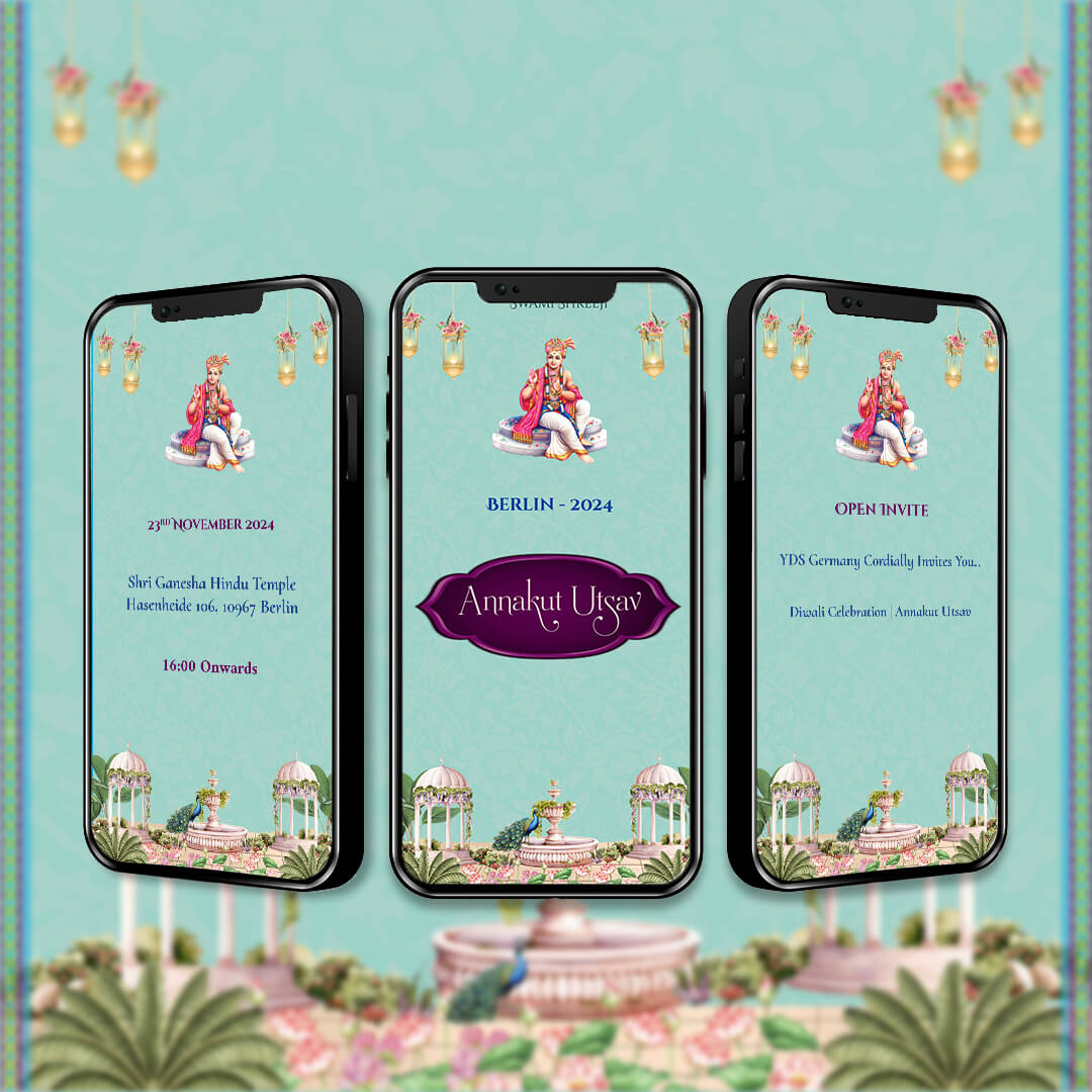 Annakut Utsav Invitation Video | Diwali Annakut | AI-1373