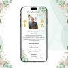 Funeral Ceremony Invitation Video | Digital Tribute | AI-1213