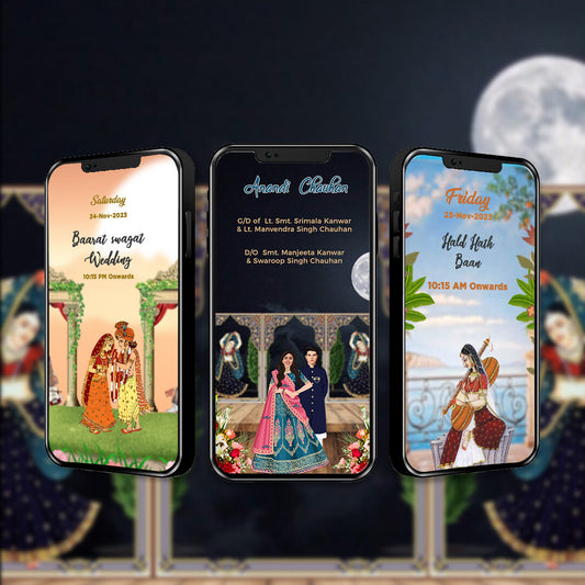 Wedding Video Invitation | Cultural Scenes | AI-1010