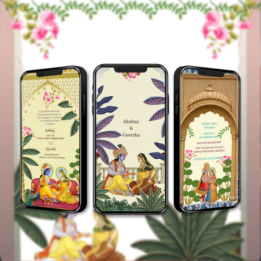 Digital Wedding Invitation Video | Elegant | AI-1276