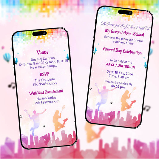 Annual Function Invitation Video | Customizable | AI-1425