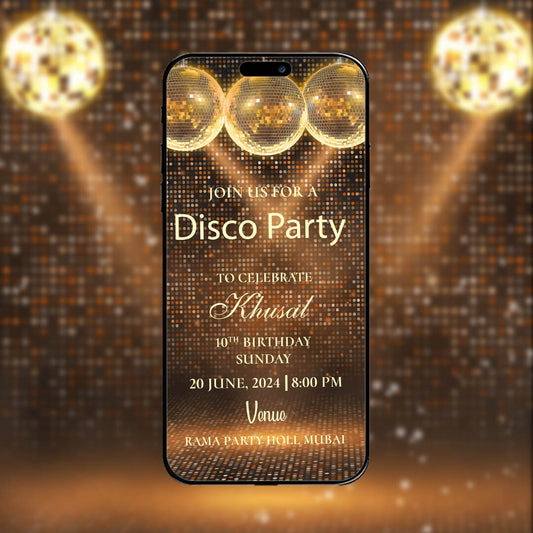 Dance Party Invitation Video | Vibrant Invite |  AI-1180