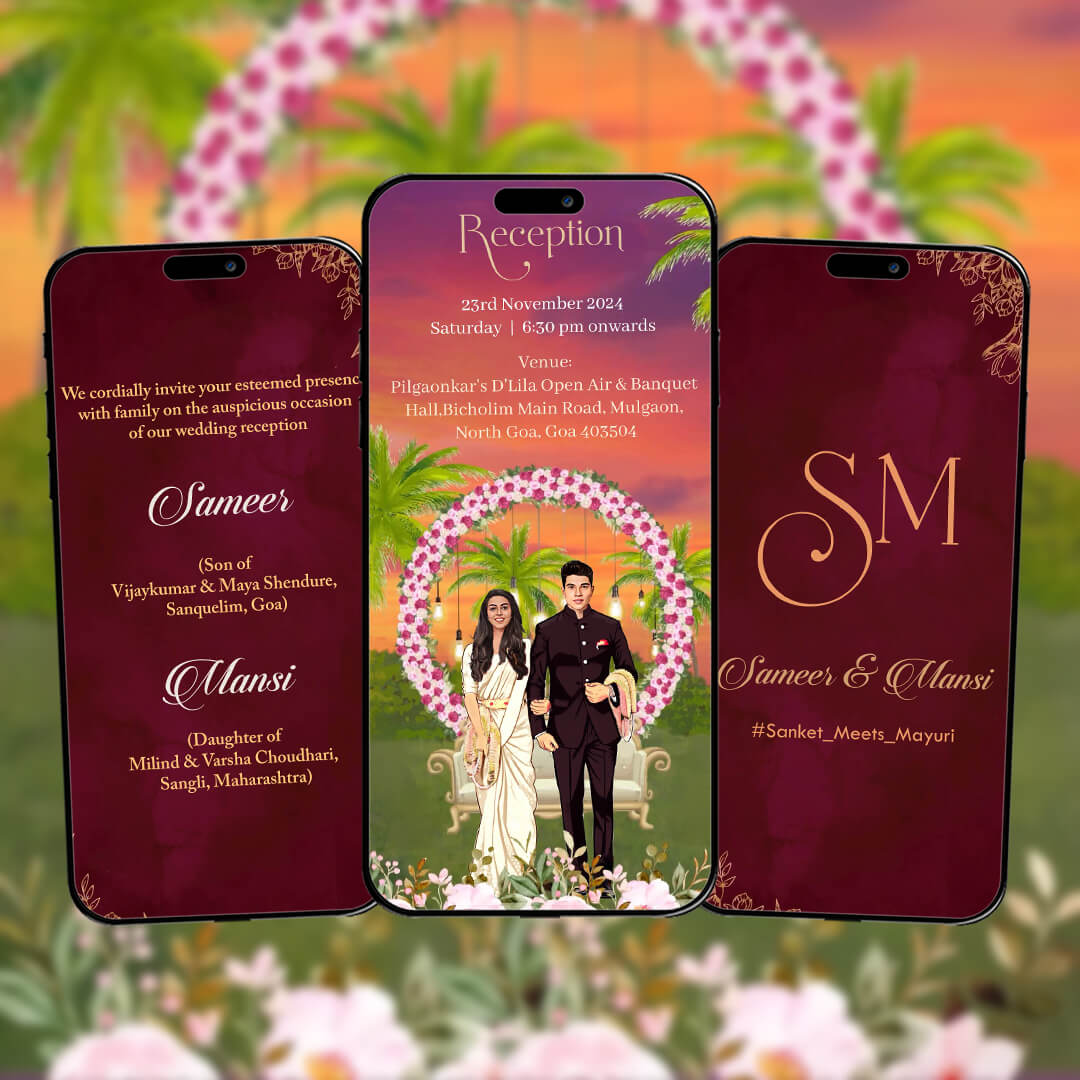 Reception Party Invitation Video | Elevate Your Event| AI-1384