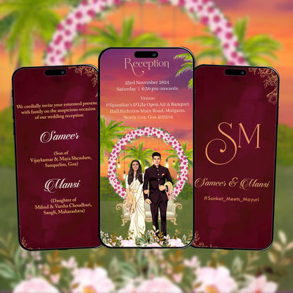 Reception Party Invitation Video | Elevate Your Event| AI-1384