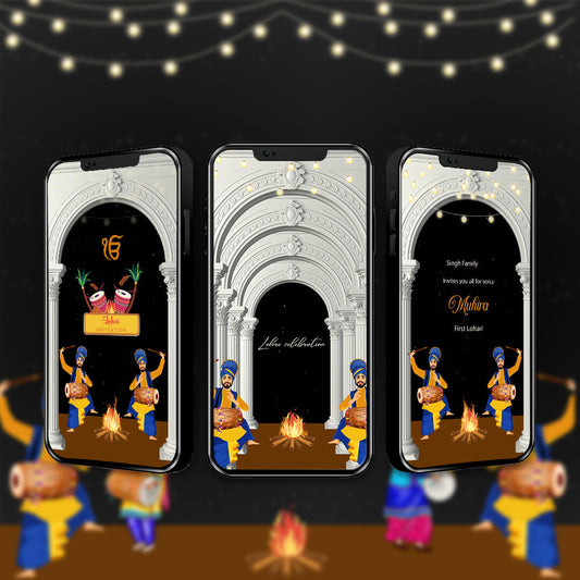 Lohri Celebration Invitation Video | Modern | AI-1196
