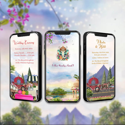 Digital Wedding Invitation Video | Magical Theme | AI-1341