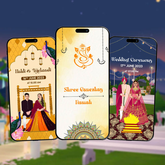 Wedding Video Invitation | Shareable theme | AI-1030