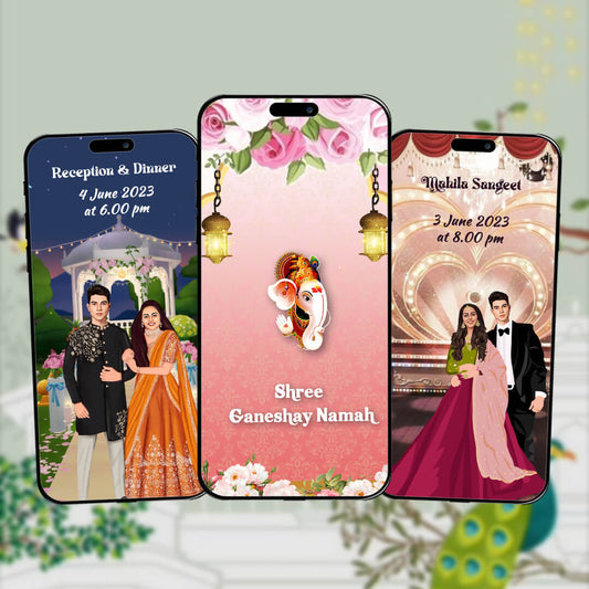 Wedding Video Invitation | Romantic | AI-1023