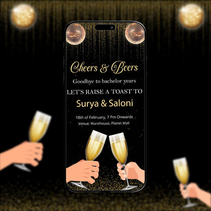Bachelor Party Invitation Video | Celebration Theme | AI-1185