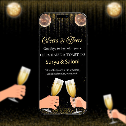 Bachelor Party Invitation Video | Celebration Theme | AI-1185