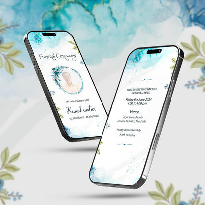 Funeral Ceremony Invitation Video | Custom & Instant | AI-1214