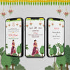 Half Saree Ceremony Invitation Video | Ritu Kala Samskara invite| AI-1075