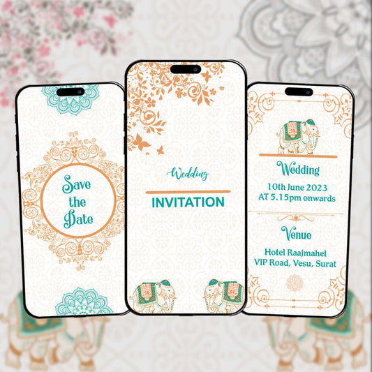 Wedding Video Invitation | Elegant Styled Text | AI-1021