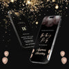 Birthday Invitation Video | Black Theme Template | AI-1054