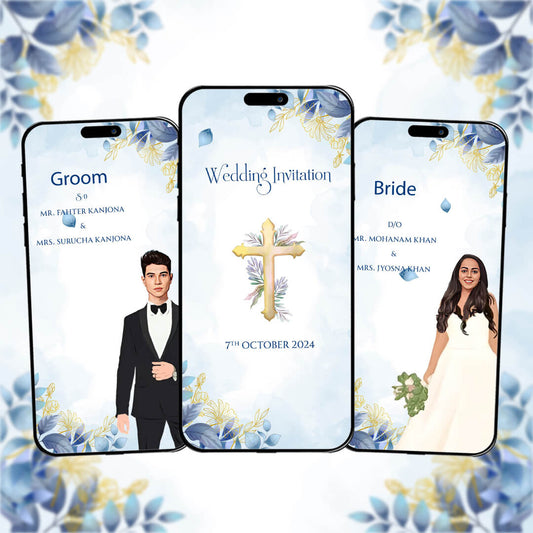 Christian Wedding Invitation Video | Traditional | AI-1161