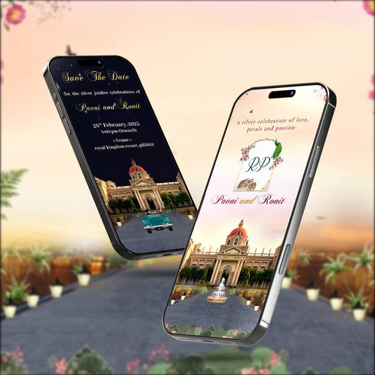 Save The Date Invitation Video & Days to Go Invites | Custom | AI-1439