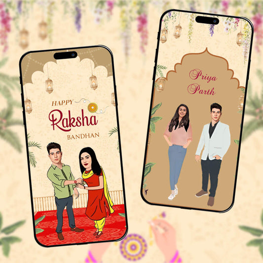 Raksha Bandhan Invitation Video | Traditional  | AI-1253