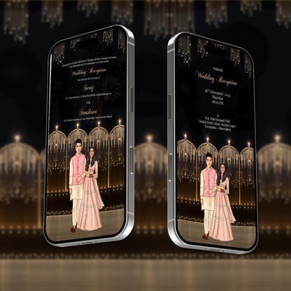 Reception Party Invitation Video | One‑Word Magic | AI-1473