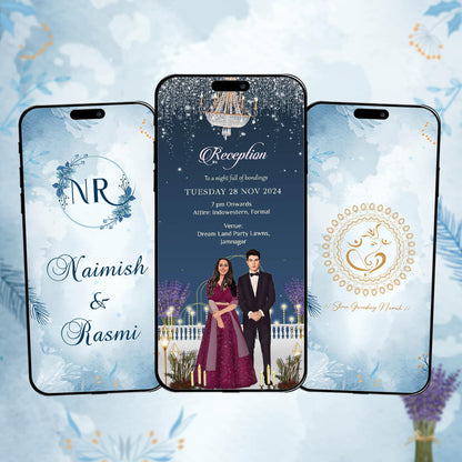 Reception Party Invitation Video | E-Invite | AI-1126