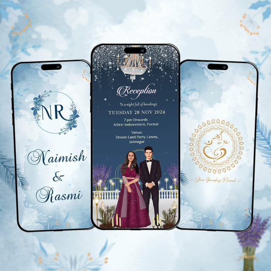 Reception Party Invitation Video | E-Invite | AI-1126