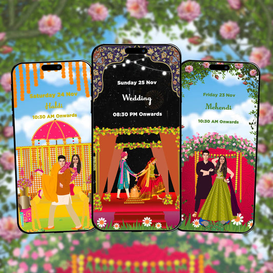 Wedding Video Invitation | Classical Theme | AI-1004