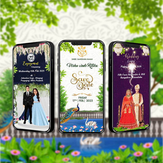 Wedding Video Invitation | Modern Theme | AI-1027