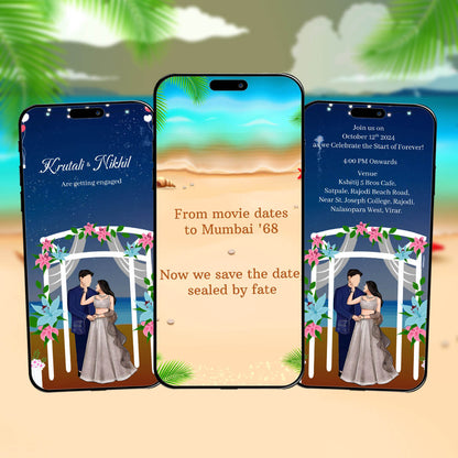 Engagement & Ring Ceremony Video Invitation | Custom | AI-1472