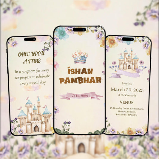 Birthday Invitation Video | Elegant Invitation | AI-1454