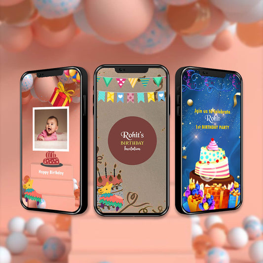 Birthday Invitation Video | Colorful Theme | AI-1155
