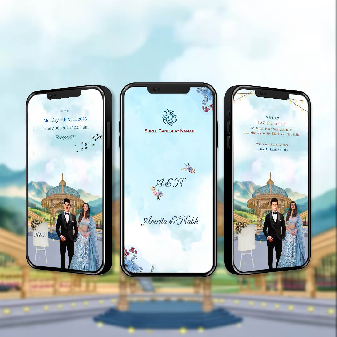 Engagement & Ring Ceremony Video Invitation | Inspired | AI-1487