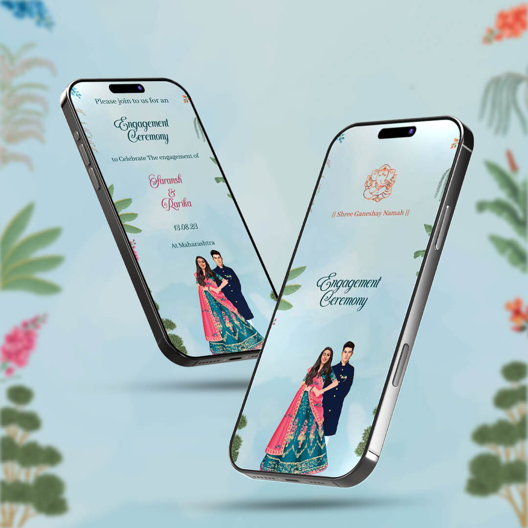 Engagement & Ring Ceremony Video Invitation | Dreamy | AI-1299