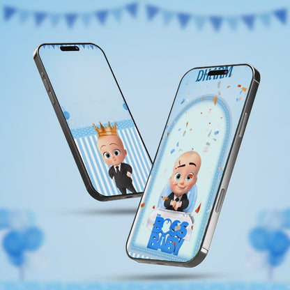 Baby Boss Theme Birthday Invitation Video | AI-1581