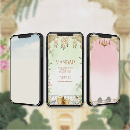 Digital Wedding Invitation Video | Custom Animation | AI-1309