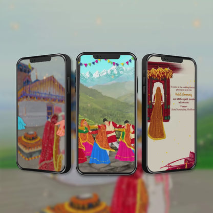 Uttarakhandi Wedding Invitation Video | AI-1559