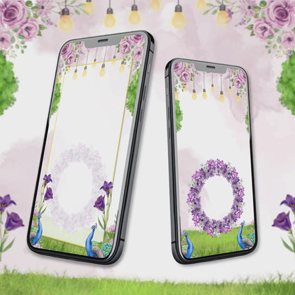 Engagement & Ring Ceremony Video Invitation | Flowers Theme | AI-1121