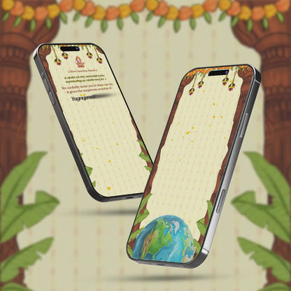 Thread Ceremony Invitation Video | Traditional Invitation | AI-1491