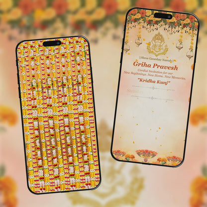 Griha Pravesh Invitation Video | House Warming Video Invitation | AI-1557