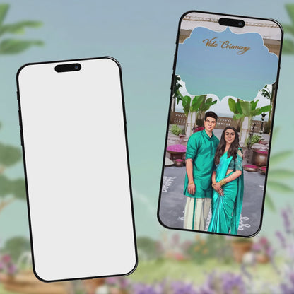Digital Wedding Invitation Video | Elegant Animated Invite| AI-1386