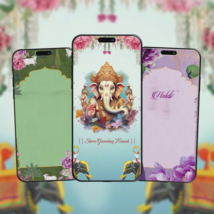 Digital Wedding Invitation Video | Floral themes | AI-1305