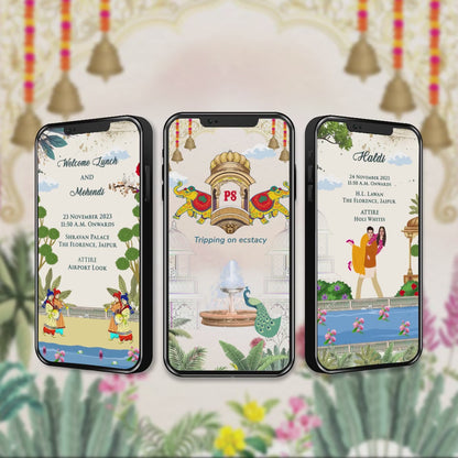 Wedding Video Invitation | Romantic Video Template |AI-1014